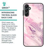 Diamond Pink Gradient Glass Case For Samsung Galaxy A14 5G