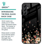 Floating Floral Print Glass Case for Samsung Galaxy A14 5G