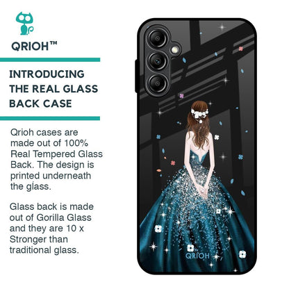 Queen Of Fashion Glass Case for Samsung Galaxy A14 5G