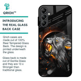 Aggressive Lion Glass Case for Samsung Galaxy A14 5G