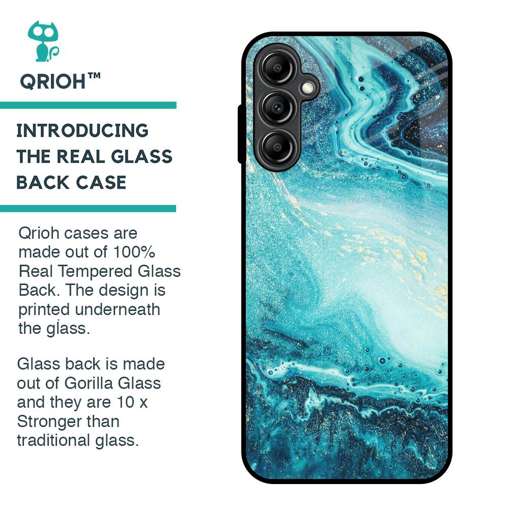Sea Water Glass Case for Samsung Galaxy A14 5G