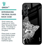 Kitten Mandala Glass Case for Samsung Galaxy A14 5G