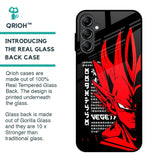 Red Vegeta Glass Case for Samsung Galaxy A14 5G