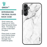 Modern White Marble Glass Case for Samsung Galaxy A14 5G