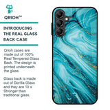 Ocean Marble Glass Case for Samsung Galaxy A14 5G