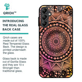 Floral Mandala Glass Case for Samsung Galaxy A14 5G