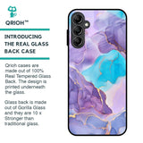 Alcohol ink Marble Glass Case for Samsung Galaxy A14 5G