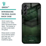 Green Leather Glass Case for Samsung Galaxy A14 5G
