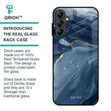 Deep Ocean Marble Glass Case for Samsung Galaxy A14 5G