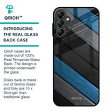 Multicolor Wooden Effect Glass Case for Samsung Galaxy A14 5G