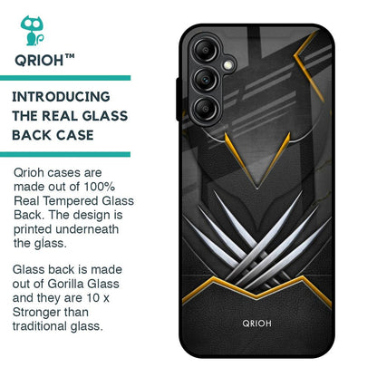 Black Warrior Glass Case for Samsung Galaxy A14 5G