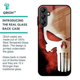 Red Skull Glass Case for Samsung Galaxy A14 5G