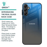 Blue Grey Ombre Glass Case for Samsung Galaxy A14 5G