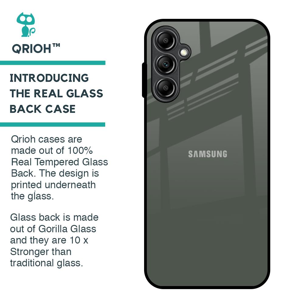 Charcoal Glass Case for Samsung Galaxy A14 5G