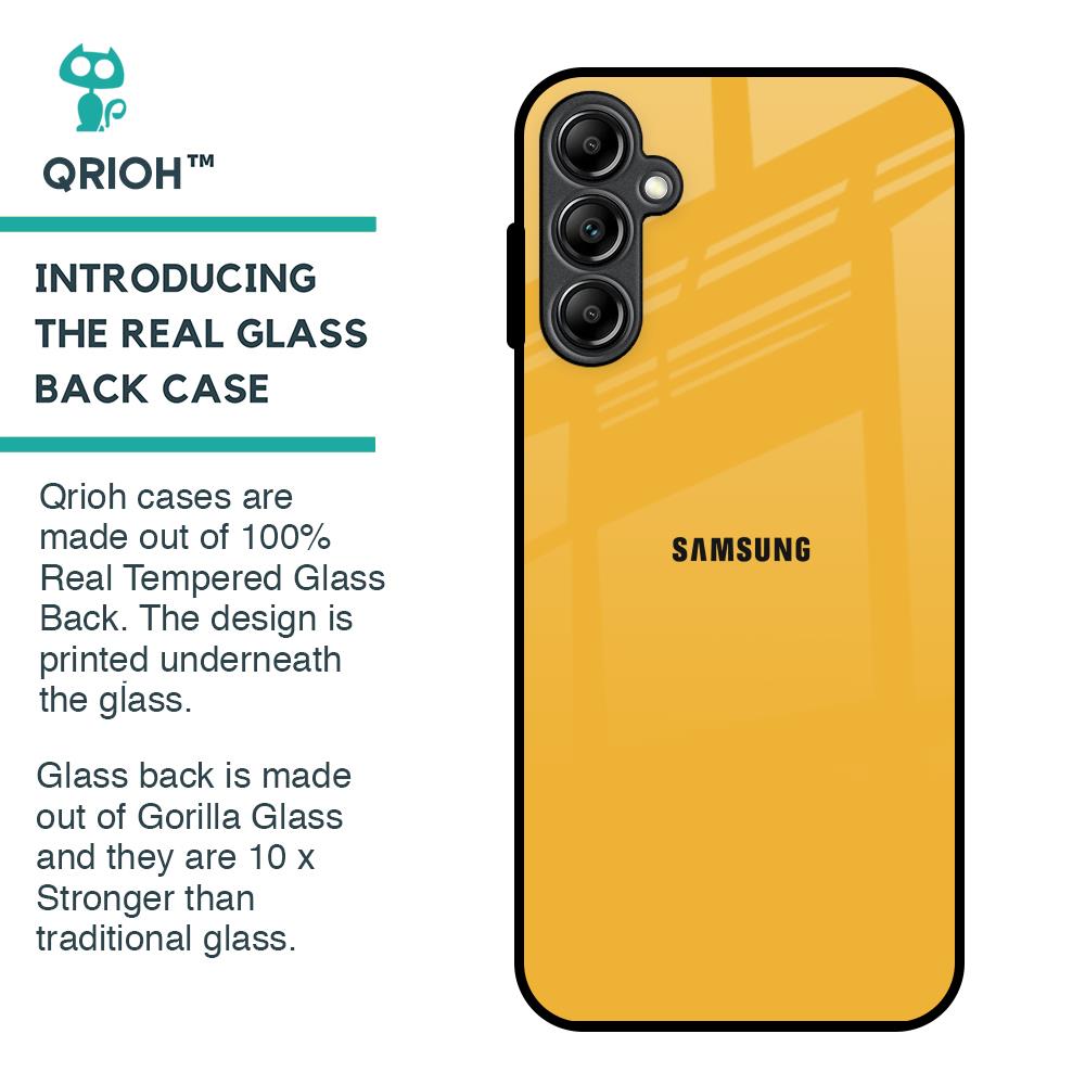 Fluorescent Yellow Glass case for Samsung Galaxy A14 5G