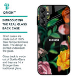 Flowers & Butterfly Glass Case for Samsung Galaxy A14 5G
