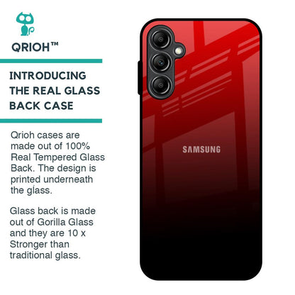 Maroon Faded Glass Case for Samsung Galaxy A14 5G