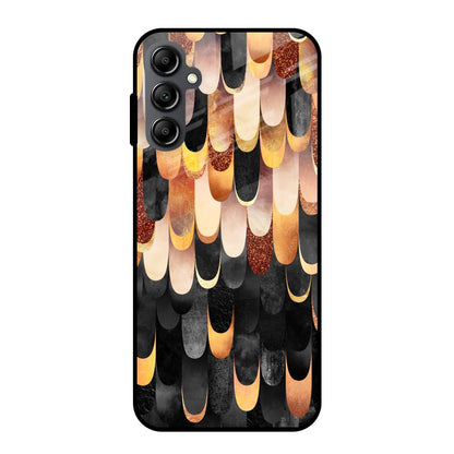 Bronze Abstract Samsung Galaxy A14 5G Glass Cases & Covers Online
