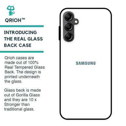 Arctic White Glass Case for Samsung Galaxy A14 5G