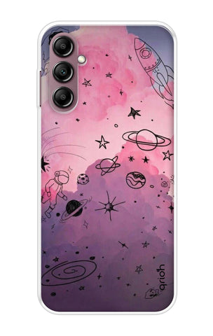 Space Doodles Art Samsung Galaxy A14 5G Back Cover