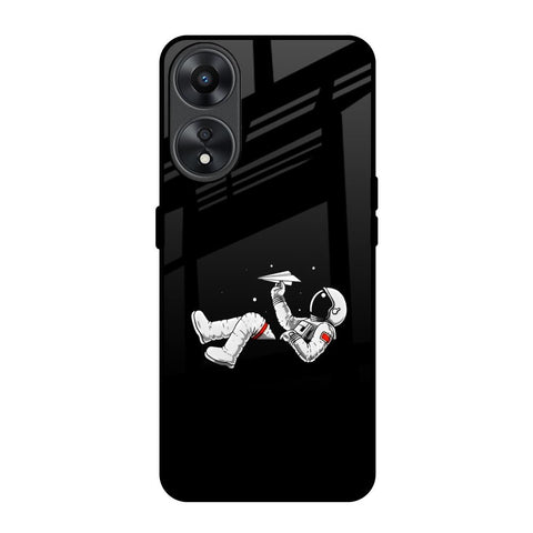 Space Traveller Oppo A78 5G Glass Back Cover Online