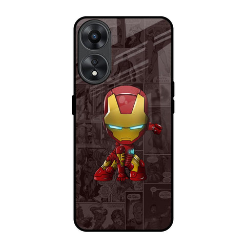 Angry Baby Super Hero Oppo A78 5G Glass Back Cover Online