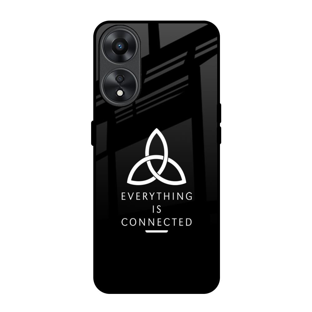 Everything Is Connected Oppo A78 5G Glass Back Cover Online
