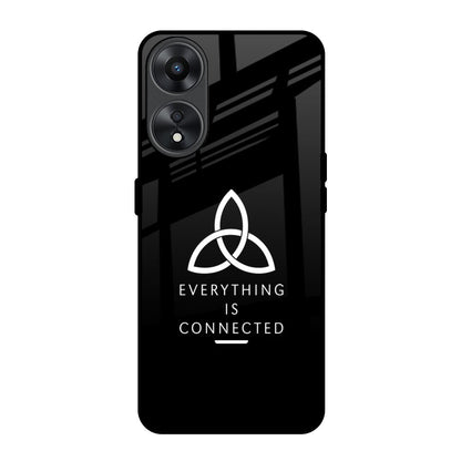 Everything Is Connected Oppo A78 5G Glass Back Cover Online