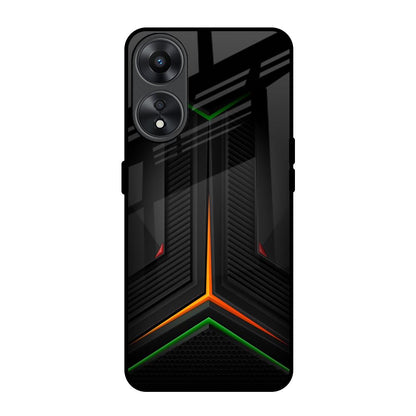 Modern Ultra Chevron Oppo A78 5G Glass Back Cover Online