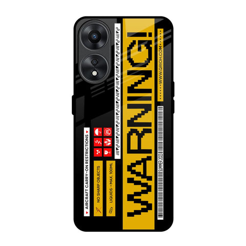 Aircraft Warning Oppo A78 5G Glass Back Cover Online