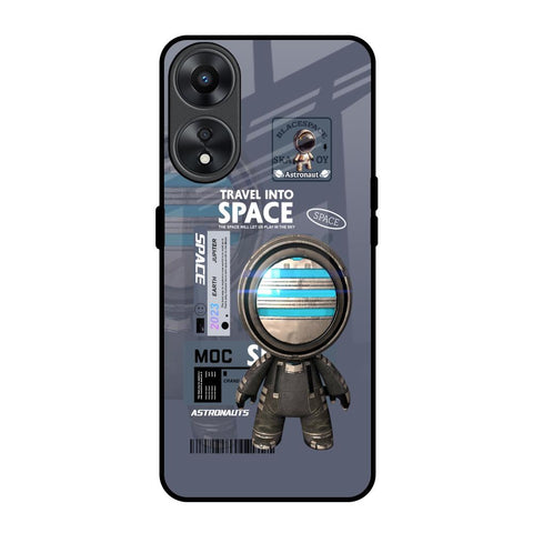 Space Travel Oppo A78 5G Glass Back Cover Online