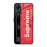 Supreme Ticket Oppo A78 5G Glass Back Cover Online