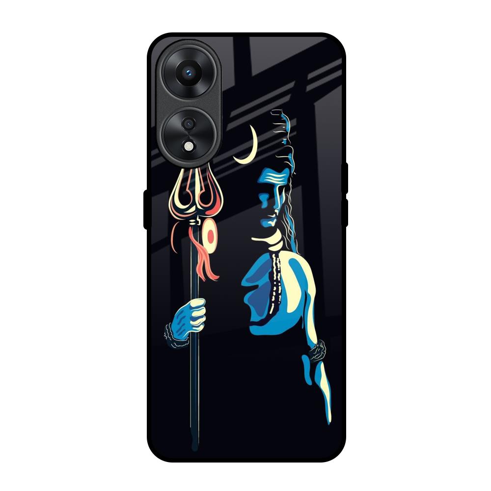 Mahakal Oppo A78 5G Glass Back Cover Online