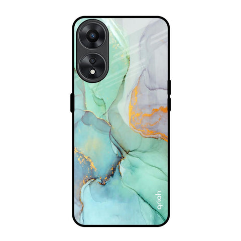 Green Marble Oppo A78 5G Glass Back Cover Online
