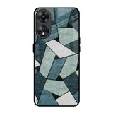 Abstact Tiles Oppo A78 5G Glass Back Cover Online