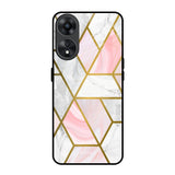 Geometrical Marble Oppo A78 5G Glass Back Cover Online