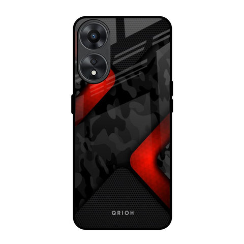 Modern Camo Abstract Oppo A78 5G Glass Back Cover Online