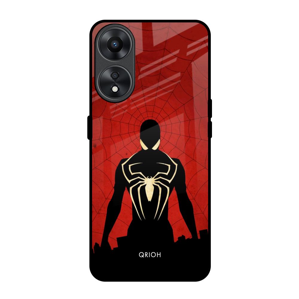 Mighty Superhero Oppo A78 5G Glass Back Cover Online