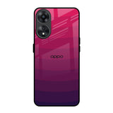 Wavy Pink Pattern Oppo A78 5G Glass Back Cover Online