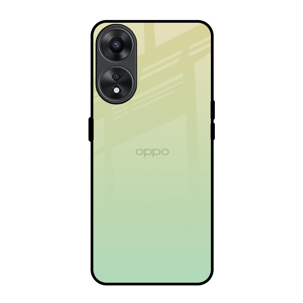 Mint Green Gradient Oppo A78 5G Glass Back Cover Online