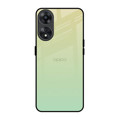 Mint Green Gradient Oppo A78 5G Glass Back Cover Online