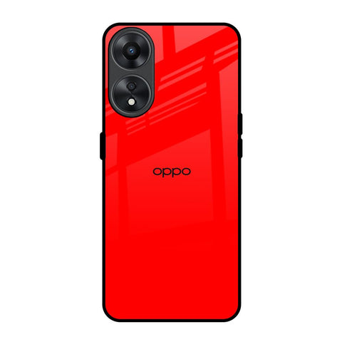 Blood Red Oppo A78 5G Glass Back Cover Online