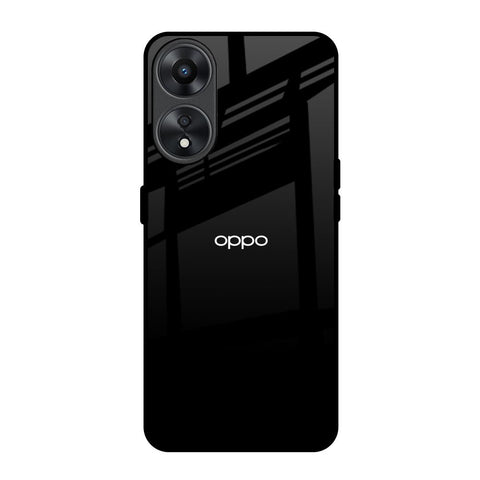 Jet Black Oppo A78 5G Glass Back Cover Online