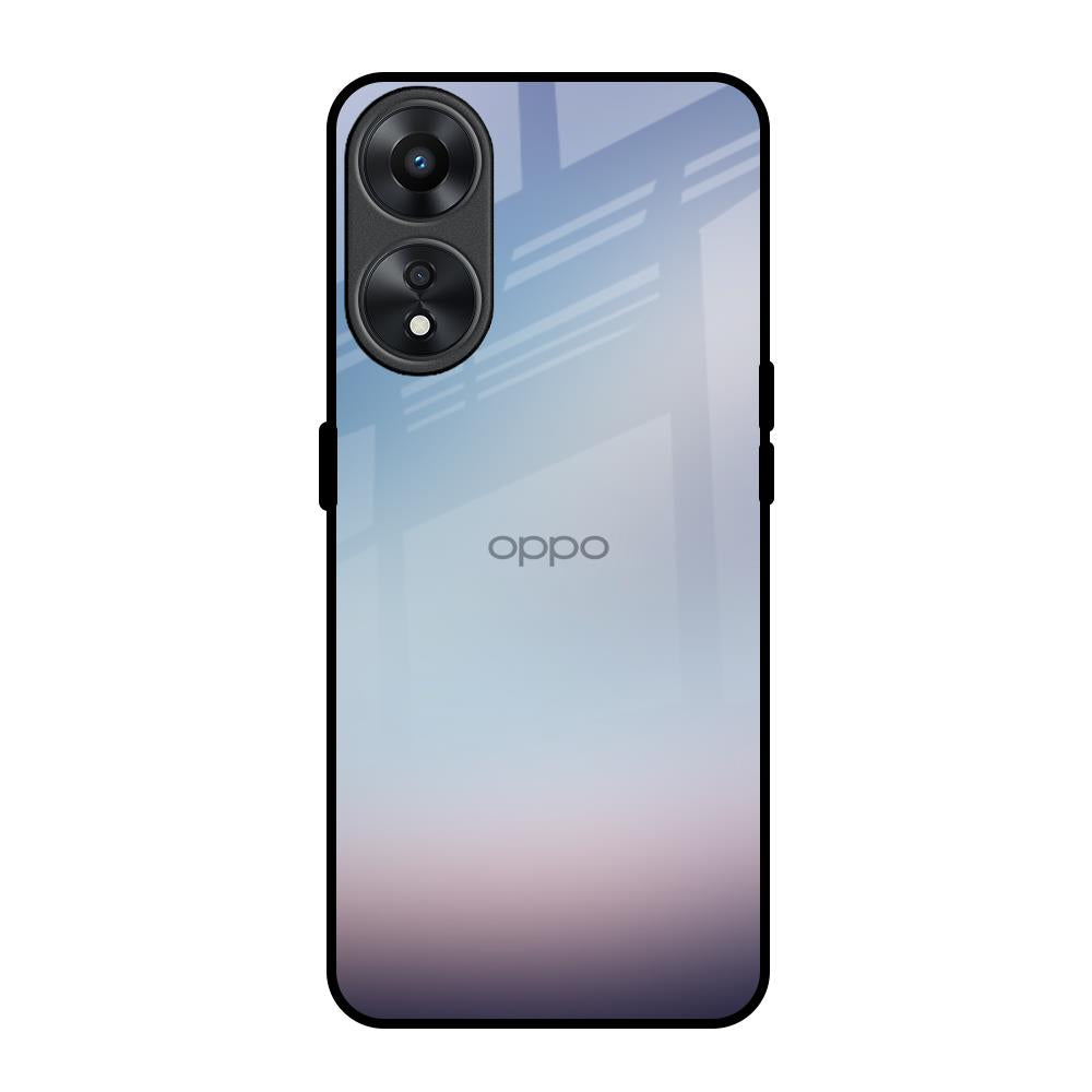 Light Sky Texture Oppo A78 5G Glass Back Cover Online