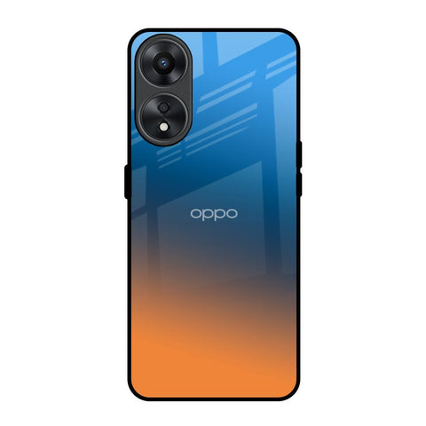 Sunset Of Ocean Oppo A78 5G Glass Back Cover Online