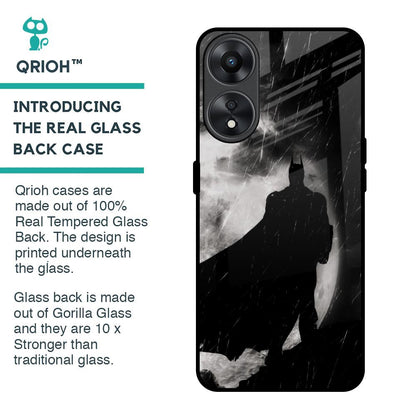 Dark Warrior Hero Glass Case for Oppo A78 5G