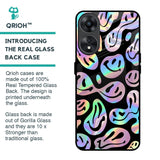 Acid Smile Glass Case for Oppo A78 5G