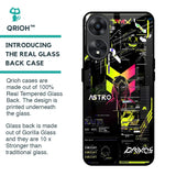 Astro Glitch Glass Case for Oppo A78 5G