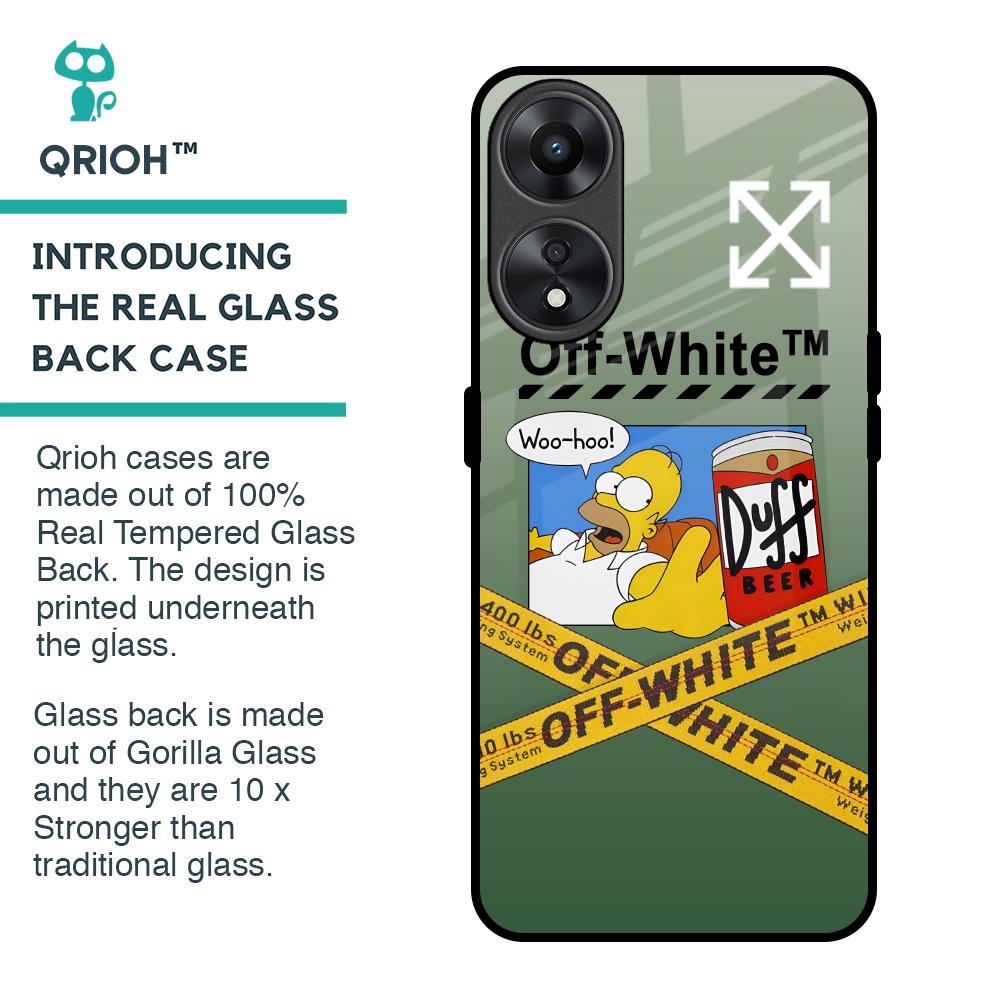 Duff Beer Glass Case for Oppo A78 5G