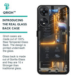 Glow Up Skeleton Glass Case for Oppo A78 5G